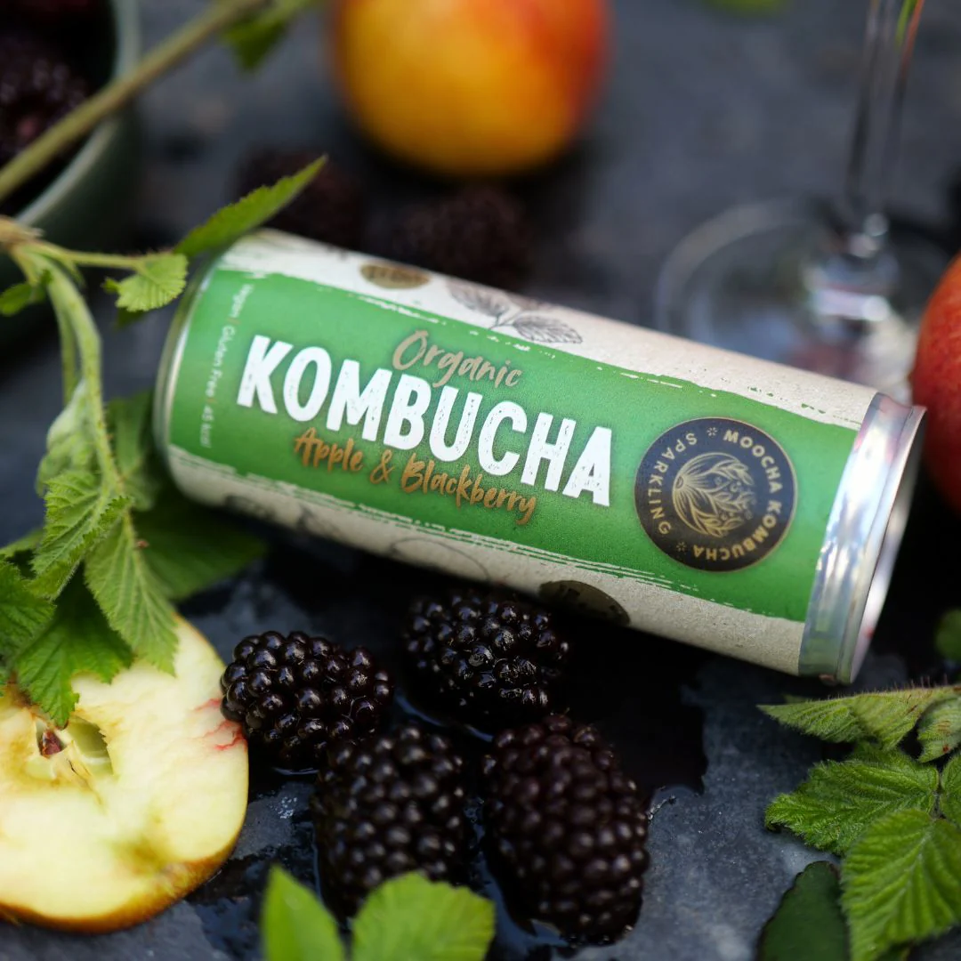 Apple & Blackberry Flavour Organic Kombucha - Image 7