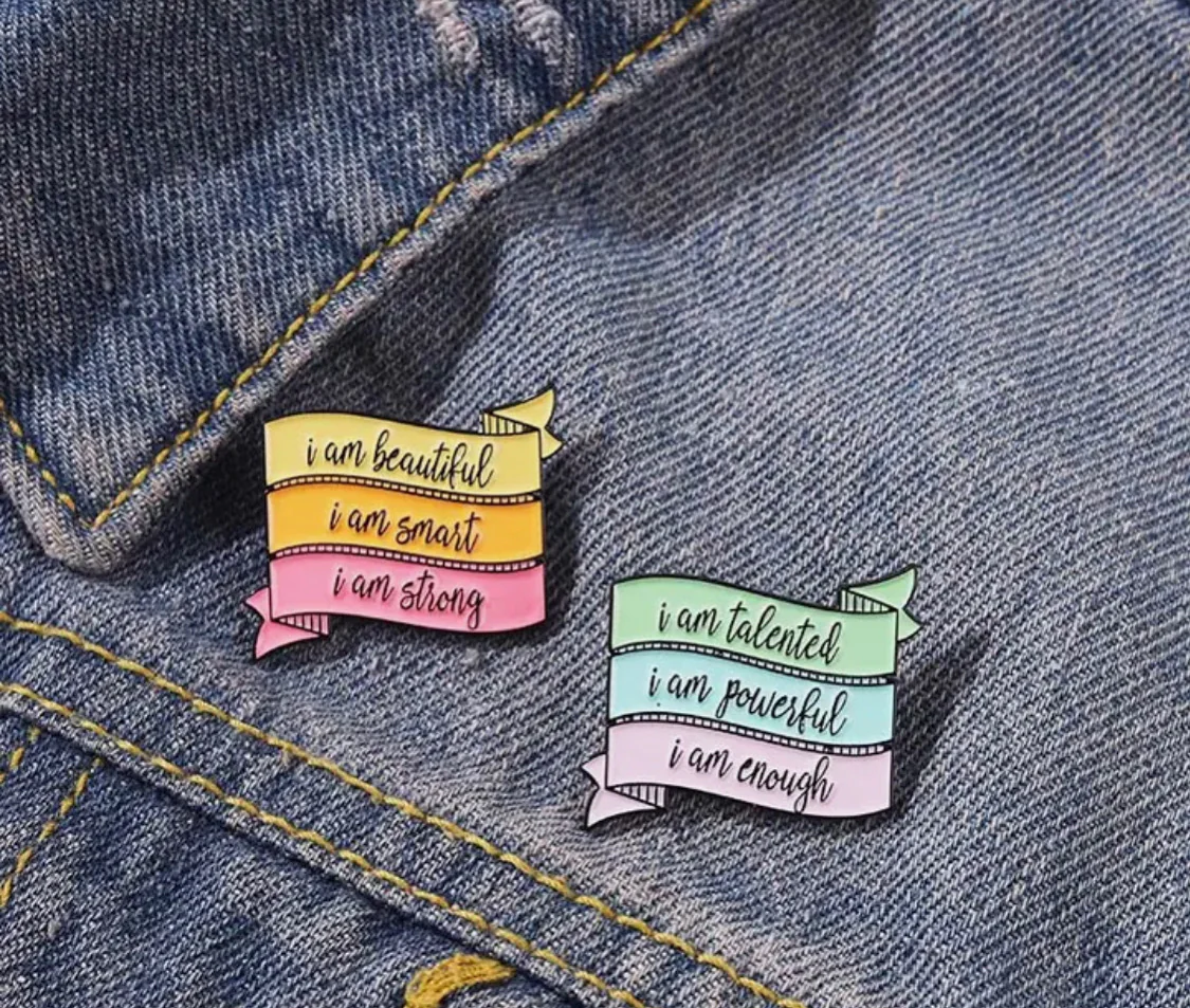 Positivity Messages - Hard Enamel Pin Badge - Image 5