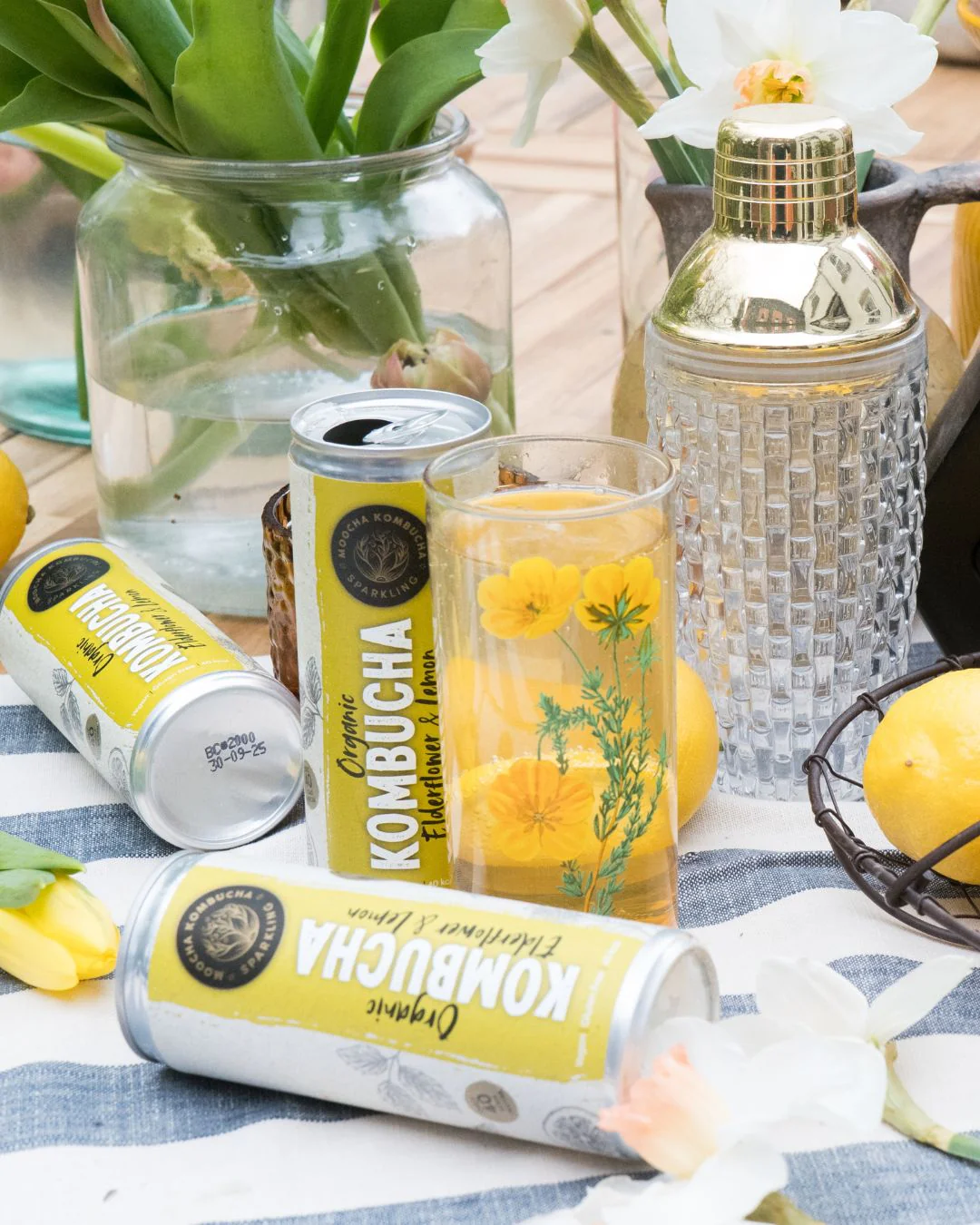 Elderflower & Lemon Flavour Organic Kombucha - Image 6